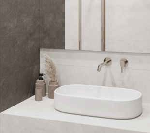 Керамогранит Ceradim Dolmen Chiarо светло-серый матовый рект. (60х119,5) арт. CR6012G0431R